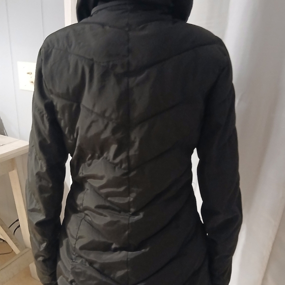 Steve Madden Quilted Charcoal Sz SP Mid-Length Women’s Winter Puffer  Coat  FL - Picture 3 of 10